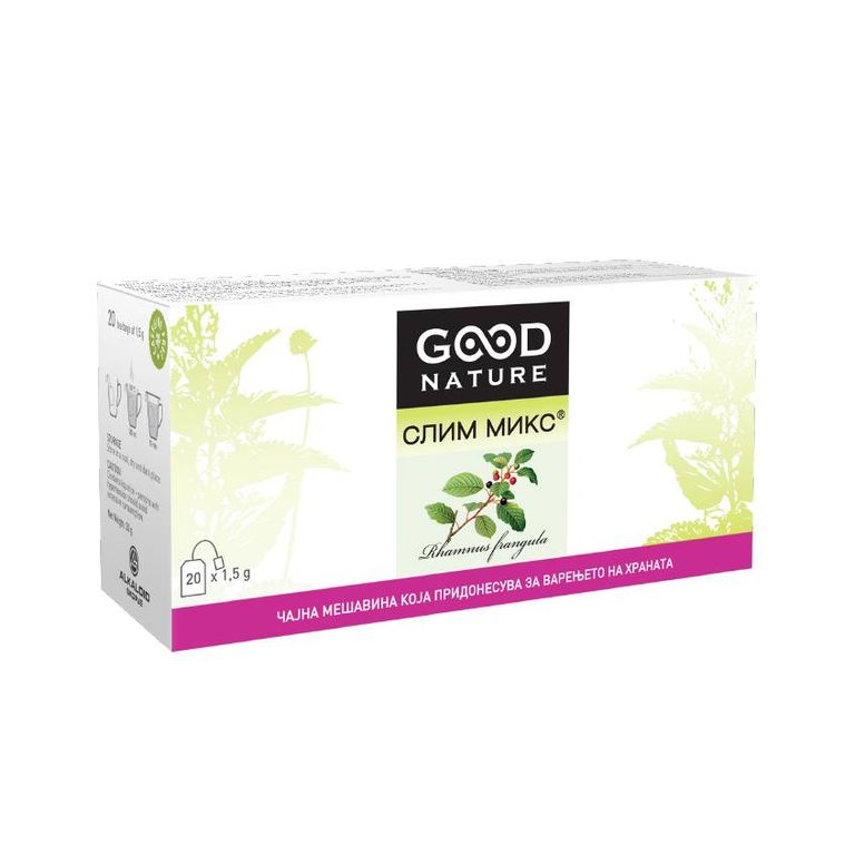 ГУД НАТУРЕ СЛИМ МИКС ЧАЈ ЗА СЛАБЕЕЊЕ 20 ФИЛТЕР КЕСИЧКИ