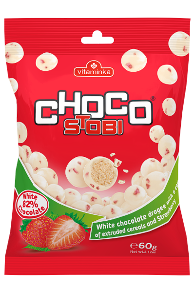 ЧОКО СТОБИ СО ЈАГОДА 60 ГР ВИТАМИНКА