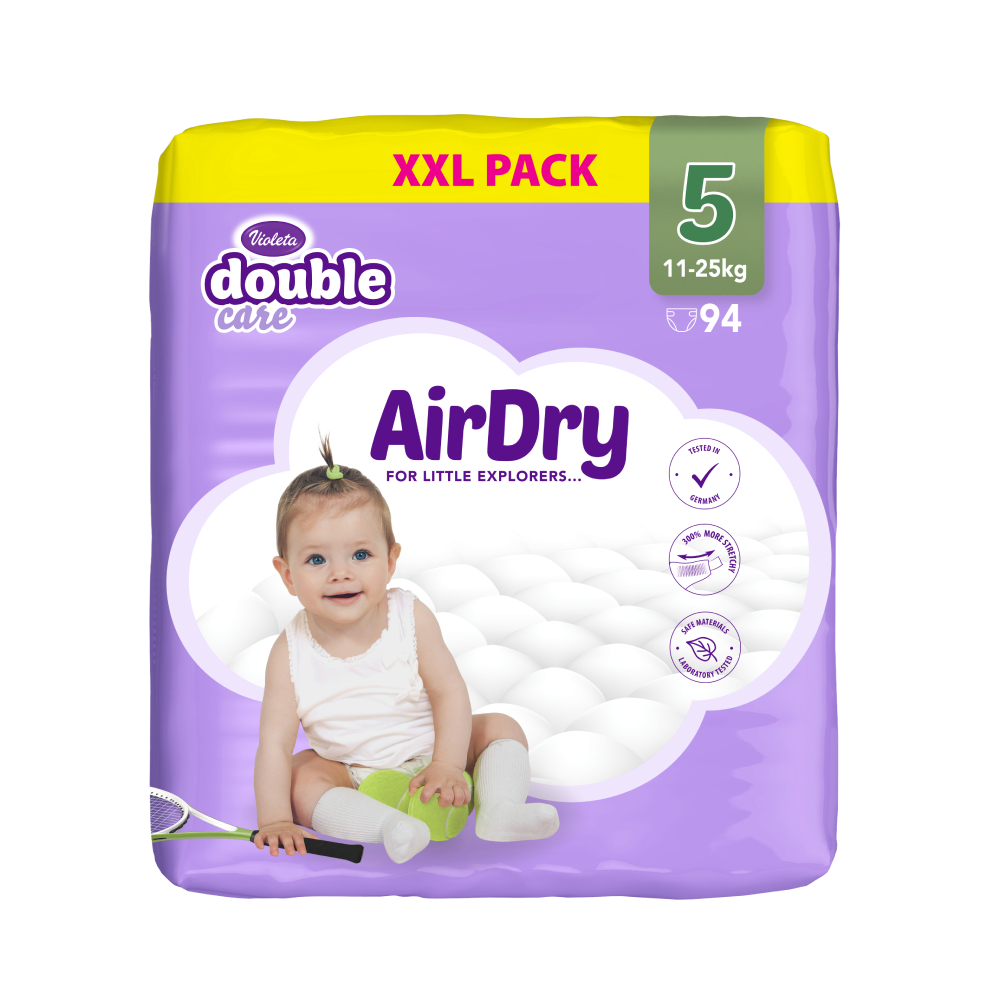 ВИОЛЕТА ДАБЛ КЕР АИР ДРИ ПЕЛЕНИ БР.5 11-25 КГ XXL ПЕК 94/1