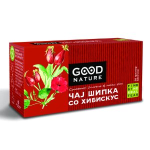 ГУД НАТУРЕ ЧАЈ ОД ШИПКА СО ХИБИСКУС 20 КЕСИЧКИ