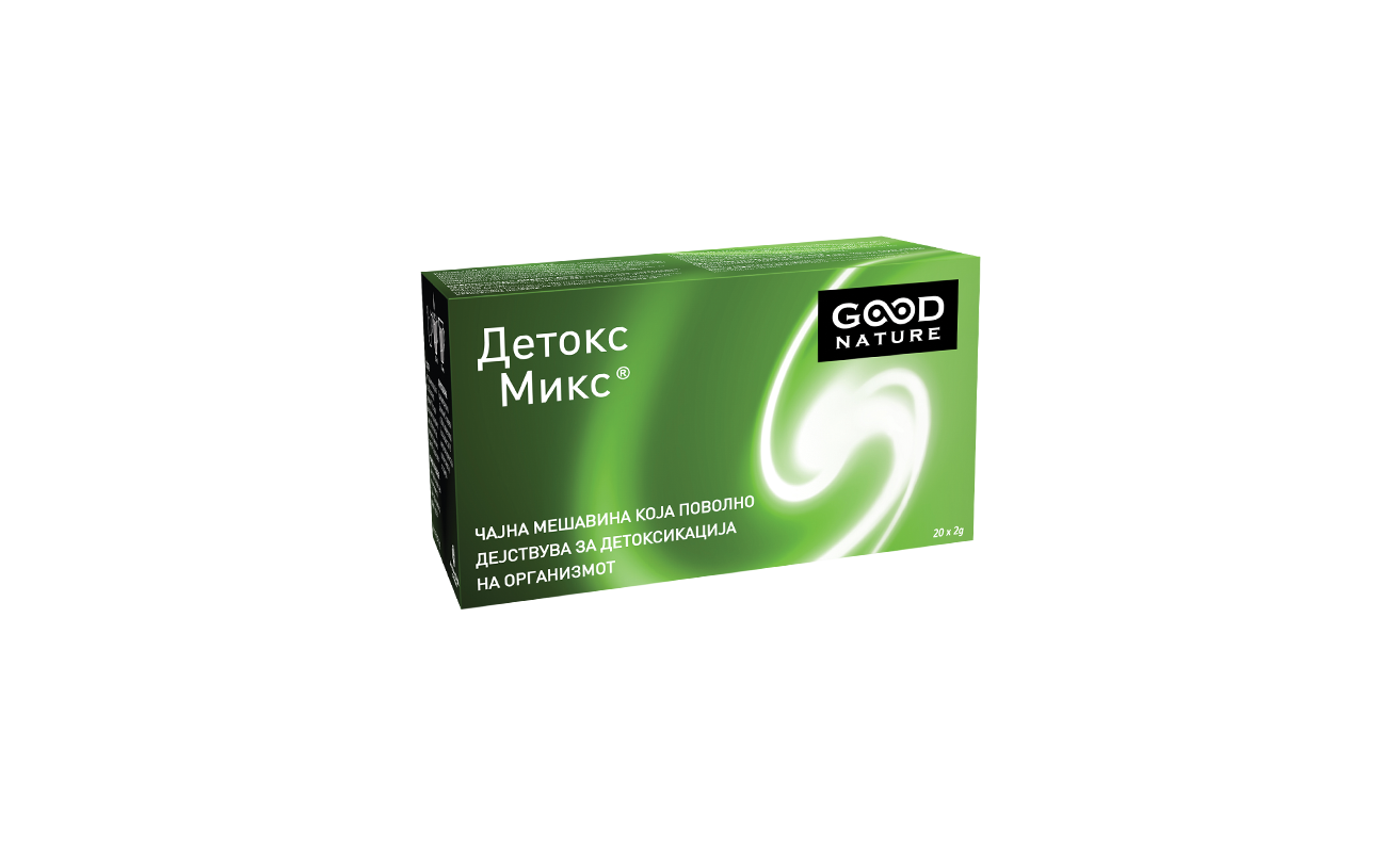 ГУД НАТУР ЧАЈ ДЕТОКС МИКС ДУПЛЕКС 20 Х 2 Г