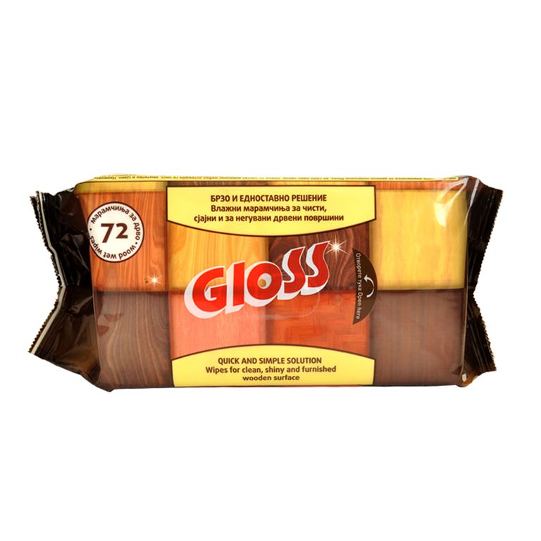 ГЛОС ВЛАЖНИ МАРАМИЦИ ЗА ДРВЕНИ ПОВРШИНИ 72/1