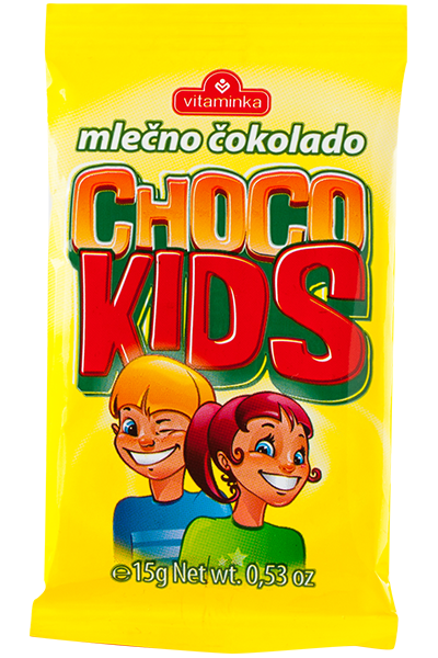 ЧОКОЛ КИДС 15 ГР МЛЕЧНО ВИТАМИНКА