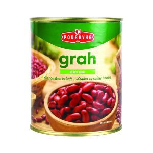 ПОДРАВКА ЦРВЕН ГРАВ ВО КОНЗЕРВА 800 ГР