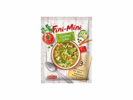 ФИНИ МИНИ СУПА ОД ЗЕЛЕНЧУК СО ТЕСТЕНИНИ 18 Г