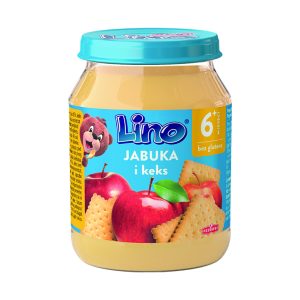 ЛИНО – КАША ЈАБОЛКО И БИСКВИТИ 190 Г