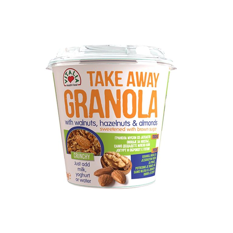 МУСЛИ ГРАНОЛА ВИТАЛИА ЈАТКАСТО ОВОШЈЕ ТЕЈК АВЕЈ 80 Г