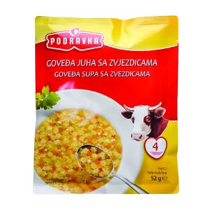 ПОДРАВКА ГОВЕДСКА СУПА СО ЅВЕЗДИЧКИ 4 ПОРЦИИ 52 ГР