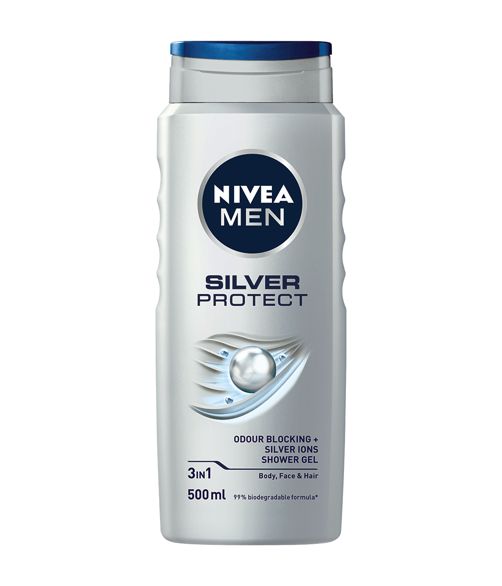 ГЕЛ ЗА ТУШИРАЊЕ НИВЕА СИЛВЕР ПРОТЕКТ 500 МЛ.