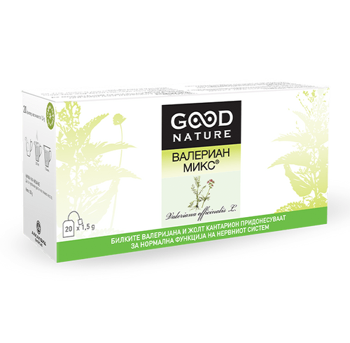 ГООД НАТУРЕ ВАЛЕРИАН МИКС ЧАЈ 20 КЕСИЧКИ