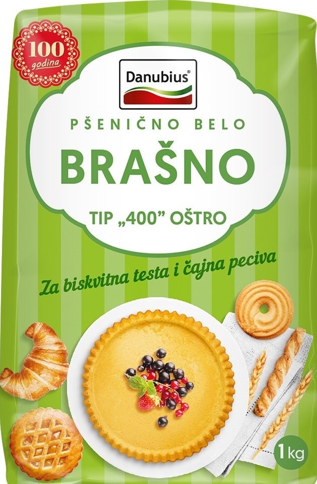 ДАНУБИУС БРАШНО ОСТРО Т- 400 1 КГ