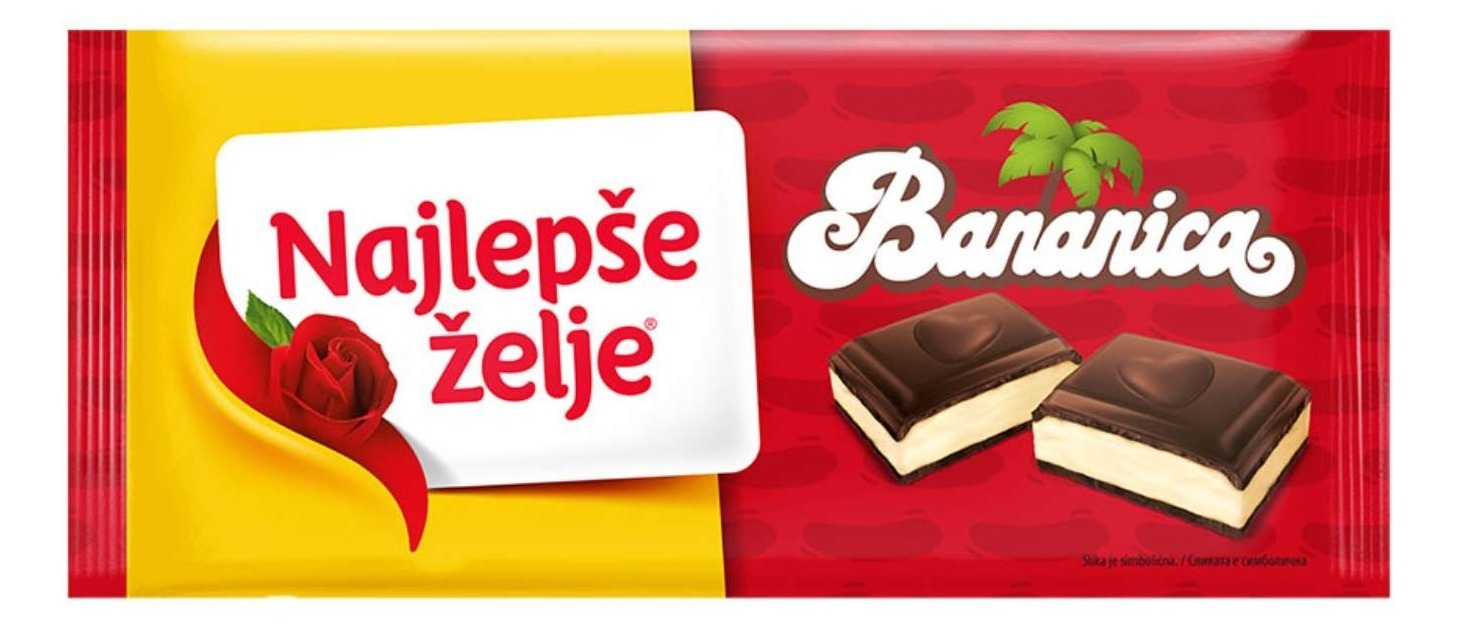 НАЈЛЕПШЕ ЖЕЉЕ 100Г БАНАНИЦА