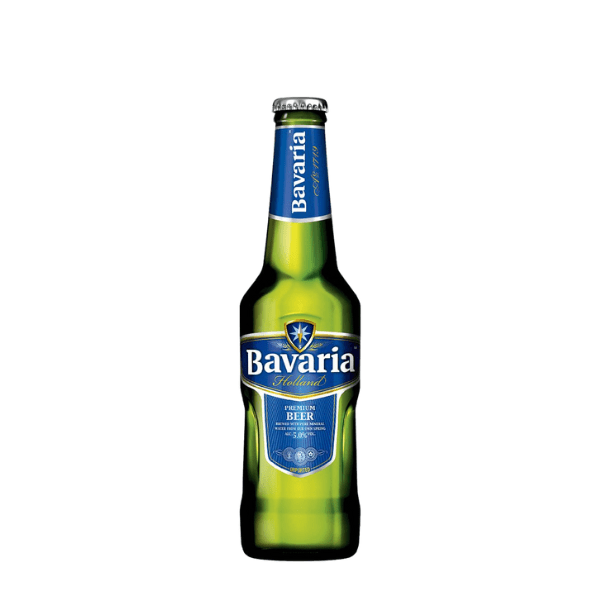 ПИВО БАВАРИА ПРЕМИУМ НЕПОВРАТНО ШИШЕ 5% 0.33 Л