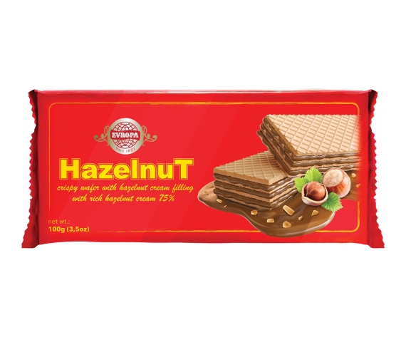 НАПОЛИТАНКИ ХАЗЕЛНУТ ЕВРОПА 100 ГР.