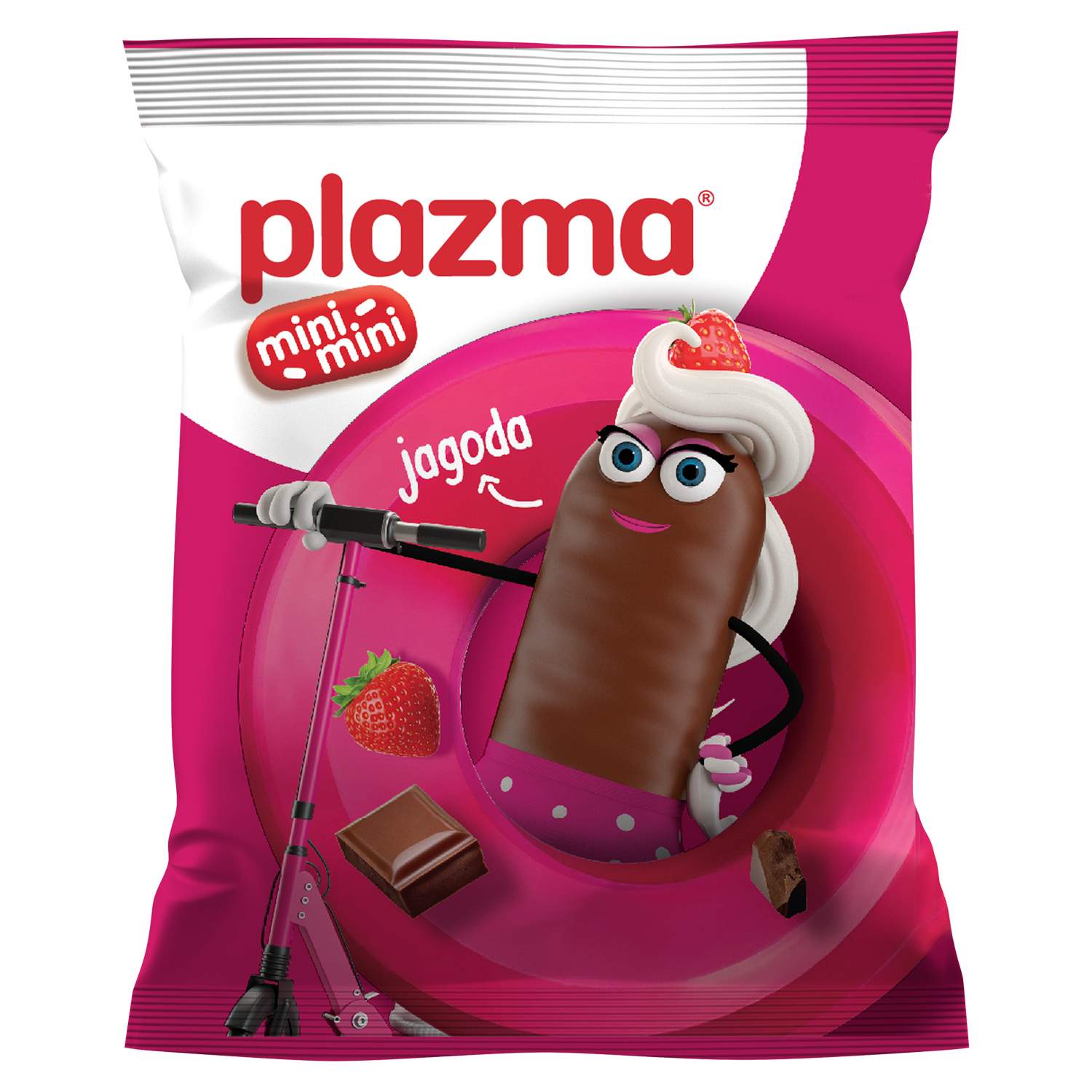 ПЛАЗМА МИНИ МИНИ ЈАГОДА ЧОКО 170 ГР