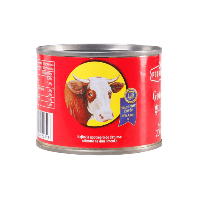 ПОДРАВКА ГОВЕДСКИ ГУЛАШ 200 ГР