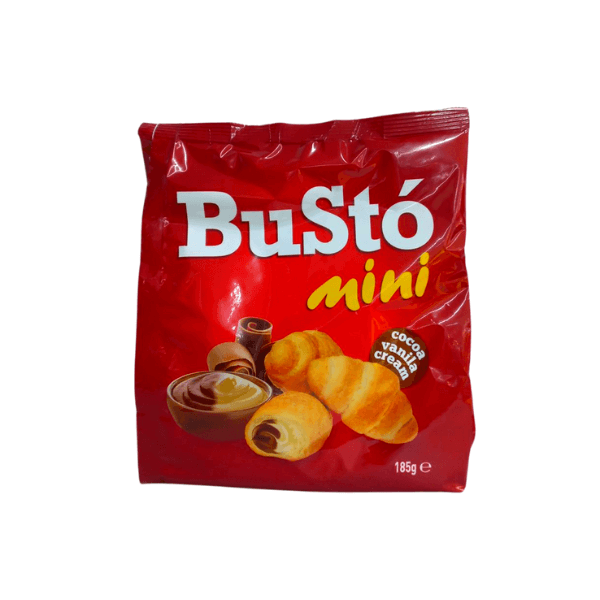 БУСТО МИНИ КРОАСАН КАКАО И ВАНИЛА 185 ГР