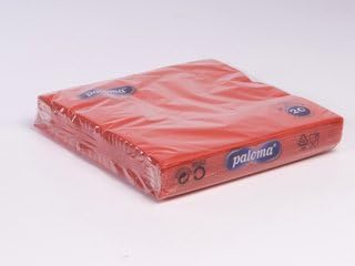 ПАЛОМА САЛФЕТКИ  33*33 20/1  ЦРВЕНИ