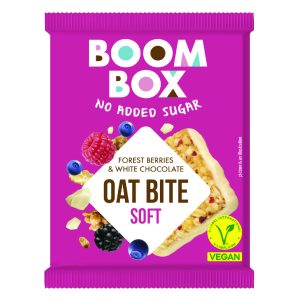 ОВЕСНО КОЛАЧЕ БУМ БОКС ШУМСКО ОВОШЈЕ-БЕЛО ЧОКОЛАДА 20 ГР