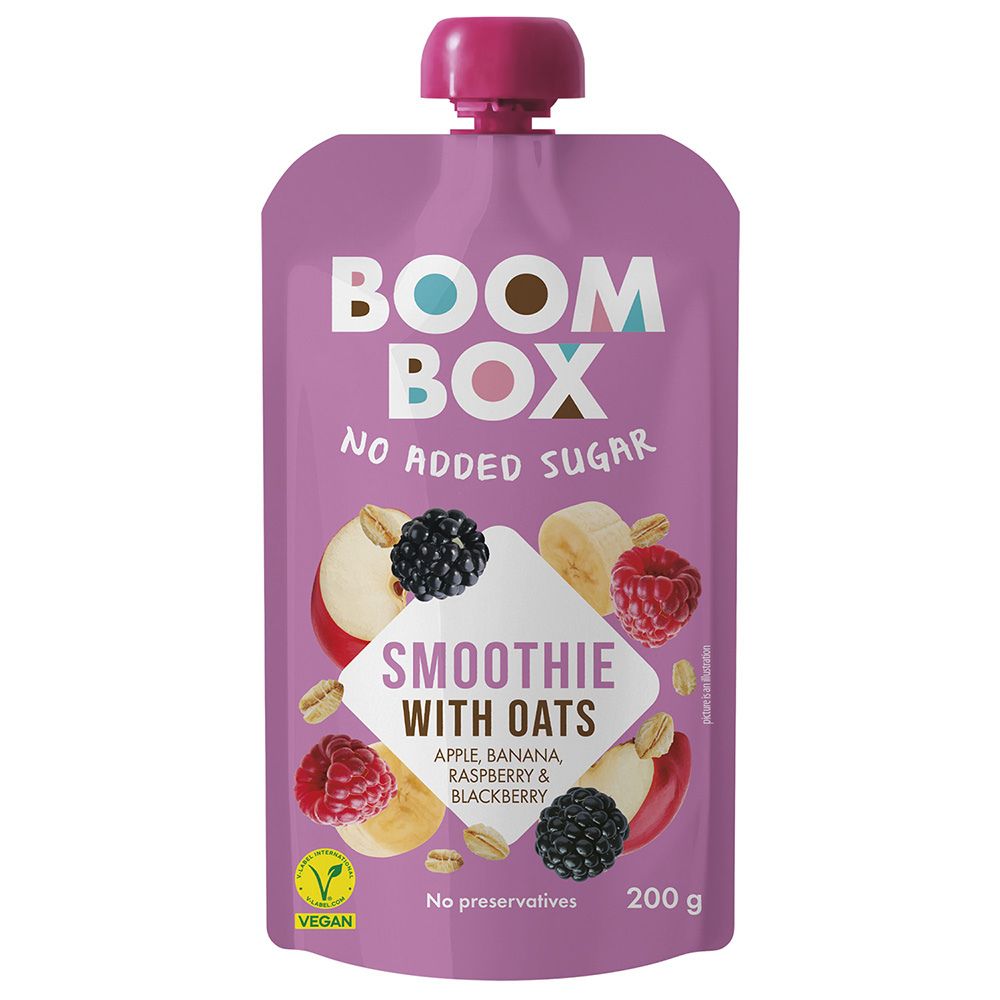 БУМ БОКС СМУТИ ЈАБОЛКО БАНАНА МАЛИНА КАПИНА 200 ГР
