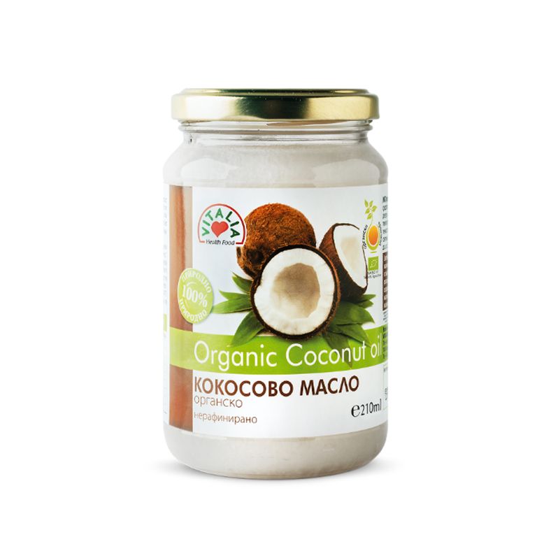 ВИТАЛИА ОРГАНСКО КОКОСОВО МАСЛО 210 МЛ