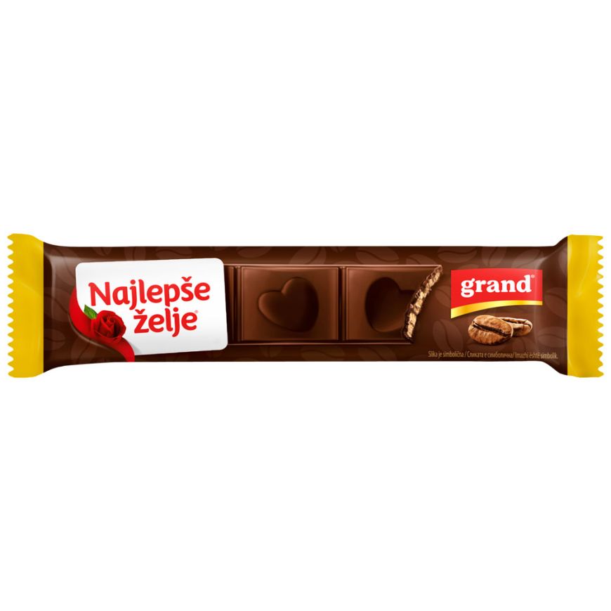 НАЈЛЕПШЕ ЖЕЉЕ ЧОКОЛАДА СО ВКУС ГРАНД КАФЕ 28 ГР