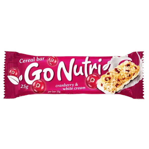 ВИТАЛИА ГО НУТРИ БАР СО БРУСНИЦА И БЕЛ КРЕМ 25 ГР