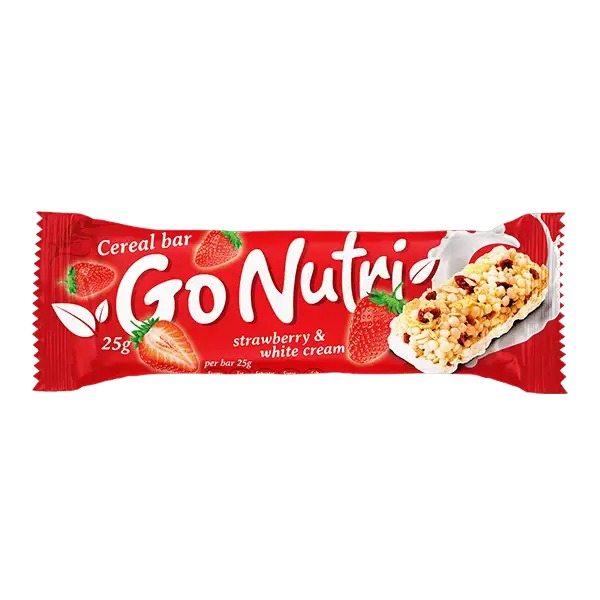 ВИТАЛИА ГО НУТРИ БАР СО ЈАГОДА И БЕЛ КРЕМ 25 ГР