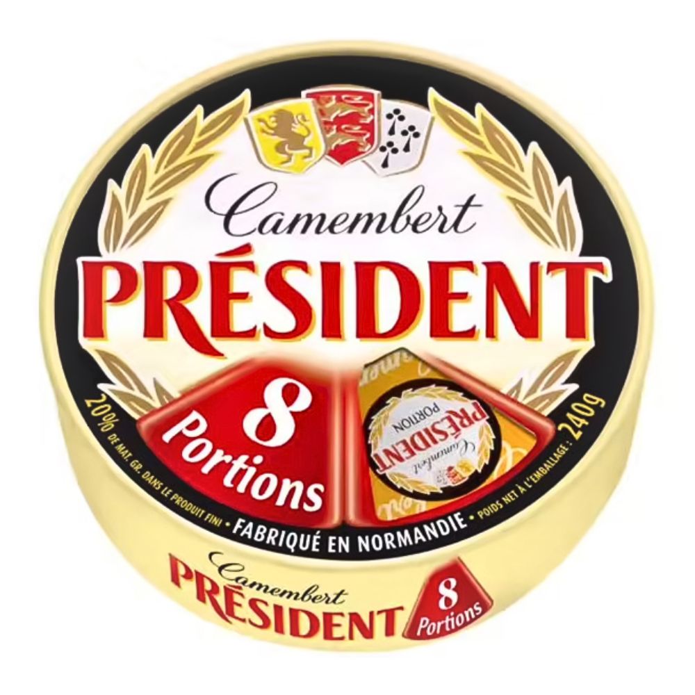 КАМЕМБЕРТ ПРЕЗИДЕНТ КУТИЈА ДРВЕНА 250ГР