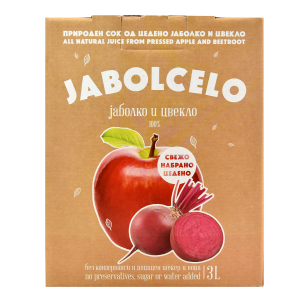 ЈАБОЧЕЛО СОК ОД ЈАБОЛКА ЦЕДЕН 100 % 3 Л