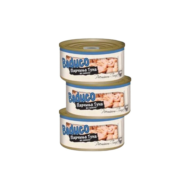 СЕТ ТУНА БАДУКО 3*185ГР ЦЕЛА