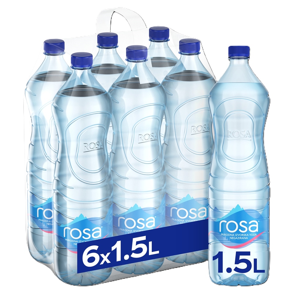 РОСА НЕГАЗИРАНА ВОДА 6 Х 1,5 Л