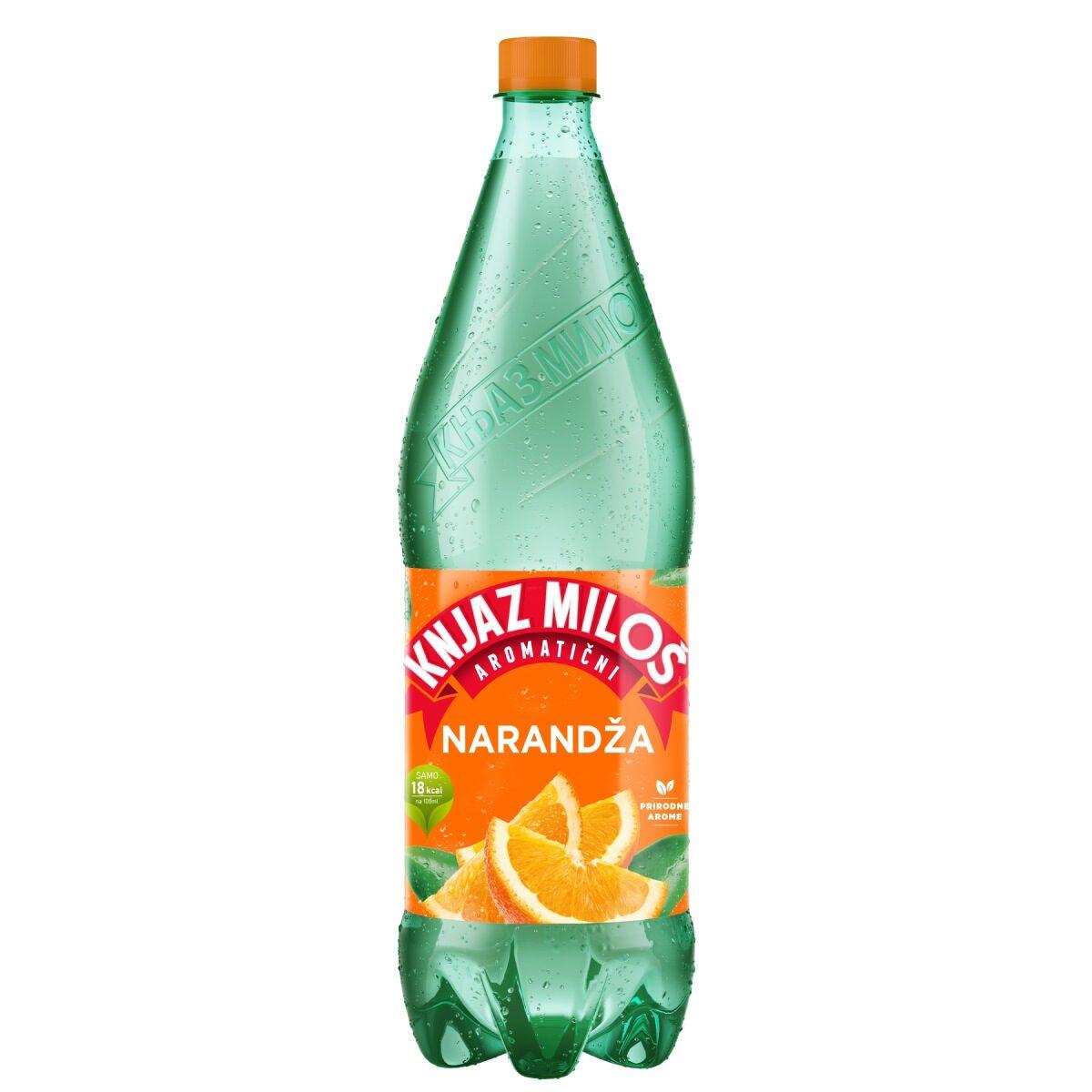 ВОДА ГАЗИРАНА КЊАЗ МИЛОШ 1.25 МАНДАРИНА