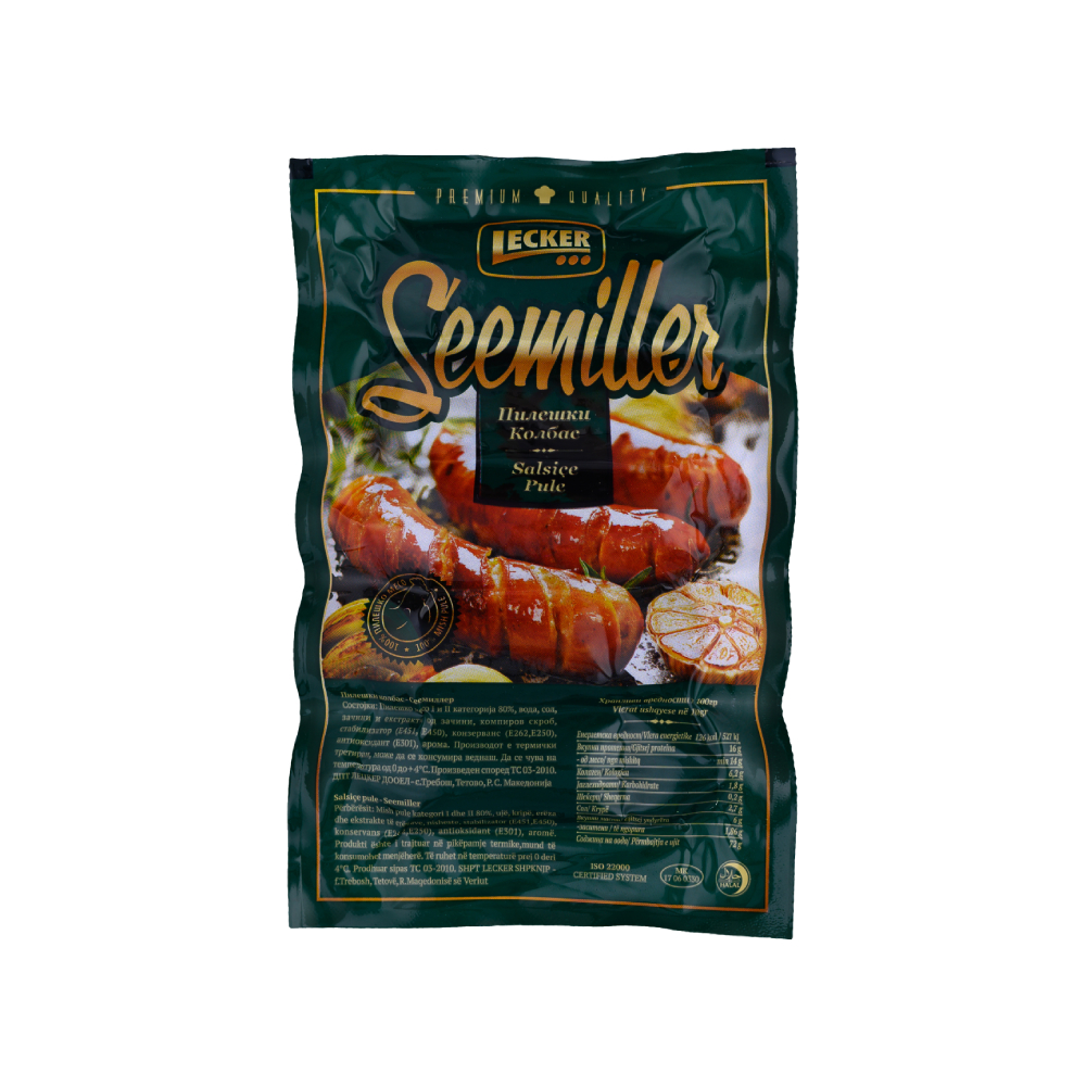 ЛЕЦКЕР ПИЛЕШКИ КОЛБАС СЕМИЛЕР 300 ГР