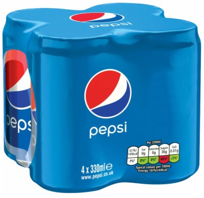 ПЕПСИ КОЛА ЛИМЕНКА 4 Х 0.33 Л.