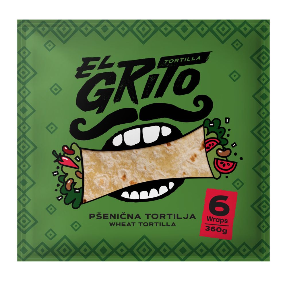 ТОРТИЉА ЕЛ ГРИТО ПЧЕНИЧНА КЛАСИК 6 / 1 360 ГР
