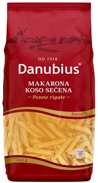 ДАНУБИУС МАКАРОНИ 400 ГР СЕЧЕНИ