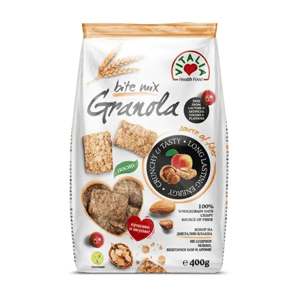 ВИТАЛИА ГРАНОЛА БАР МИКС 400 ГР