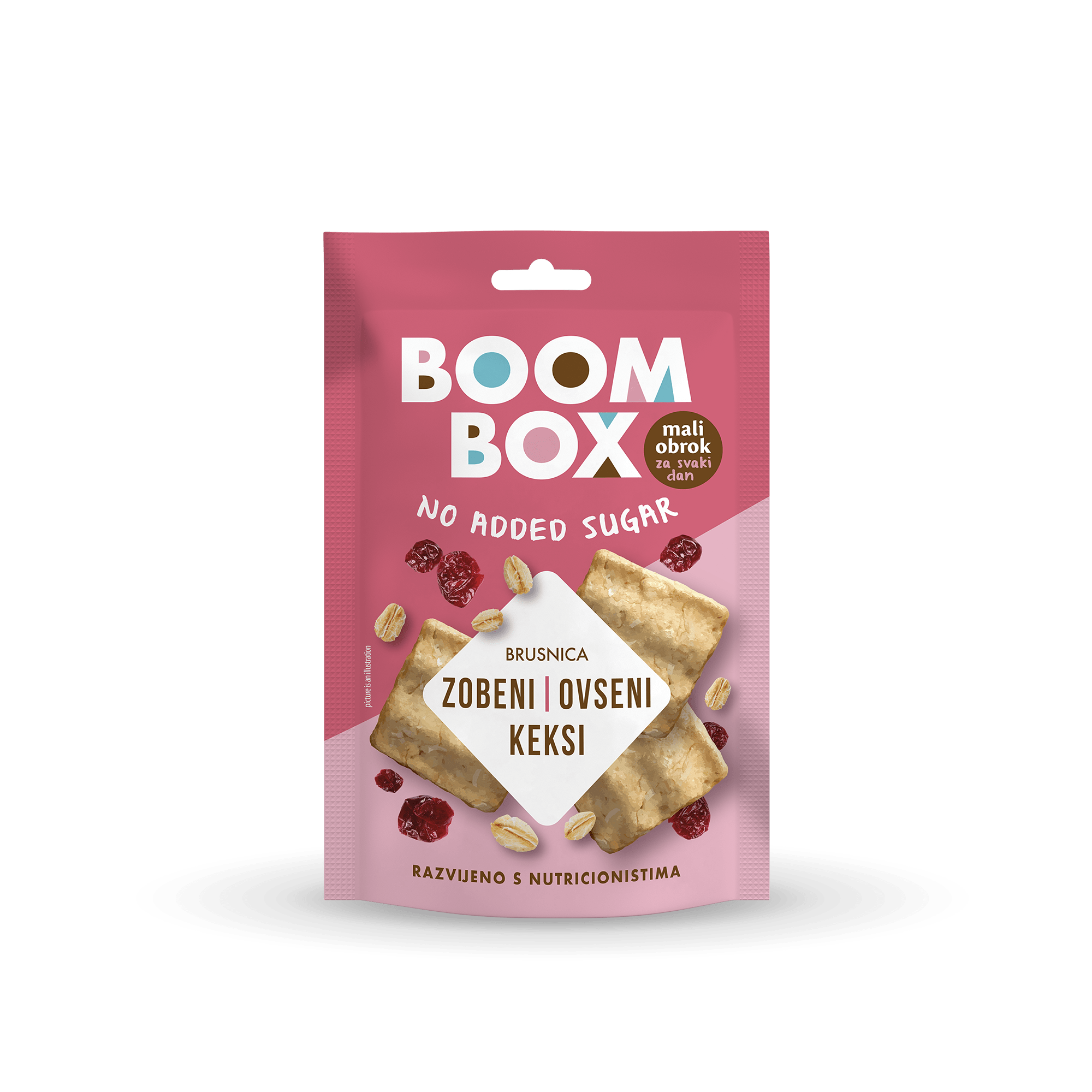 БУМ БОКС КЕКСИ ОВЕСНИ СО БРУСНИЦА 50 ГР