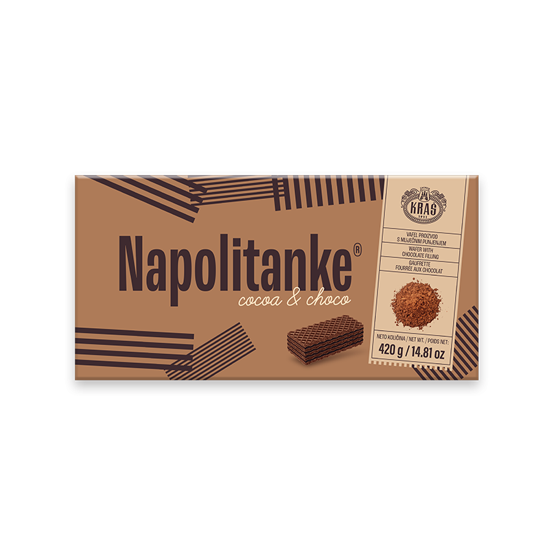 КРАШ НАПОЛИТАНКА ЧОКО СО КОКОС 500 ГР