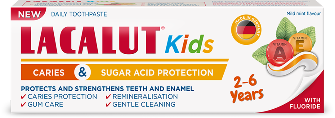 ПАСТА ЗА ЗАБИ ЛАКАЛУТ ПРЕМИУМ ЗА ДЕЦА 2 ДО 6 ГОД. 55МЛ