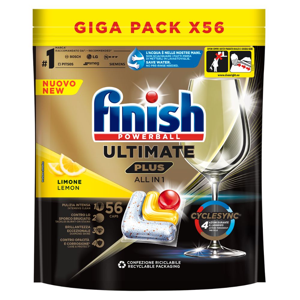 ФИНИШ УЛТИМЕЈТ ПЛУС ЛИМОН 56 ТАБЛЕТИ