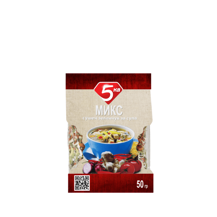 МИКС ЗЕЛЕНЧУК ЗА СУПА 50 ГР 5 КА