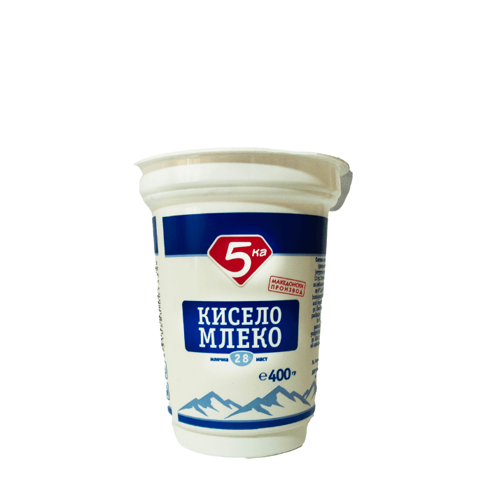 КИСЕЛО МЛЕКО 5 КА 400 МЛ КРАВЈО