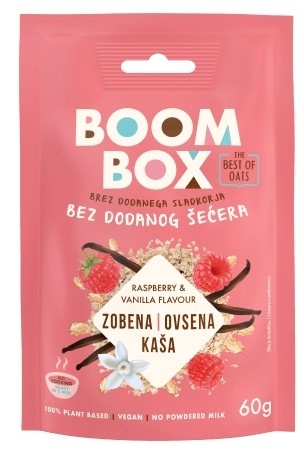 БУМ БОКС ОВЕСНА КАША МАЛИНА ВАНИЛА 60 ГР