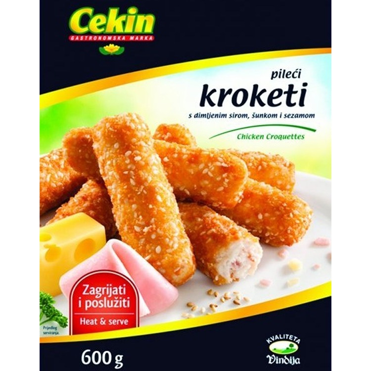 ЦЕКИН ПИЛЕШКИ КРОКЕТИ СО ДИМ СИРЕЊЕ-ШУНКА/СУСАМ 60