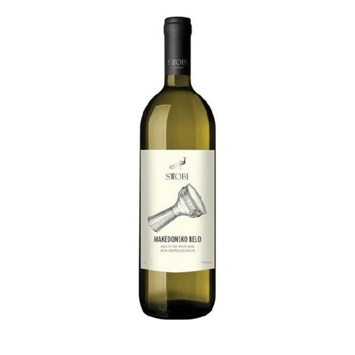 СТОБИ МАКЕДОНСКО БЕЛО – ВИНО БЕЛО 1 Л