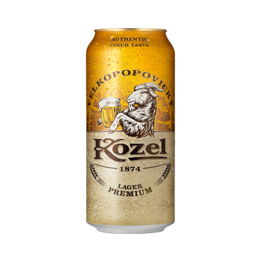 КОЗЕЛ ПРЕМИУМ ПИВО ЛИМЕНКА 500 МЛ