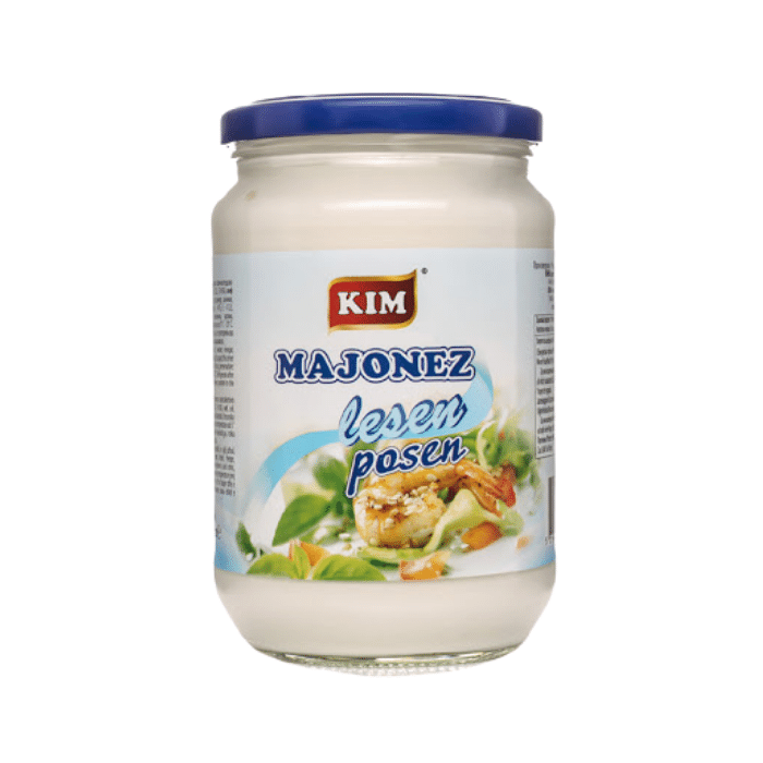 КИМ МАЈОНЕЗ ЛЕСЕН- ПОСЕН 630 ГР ТЕГЛА