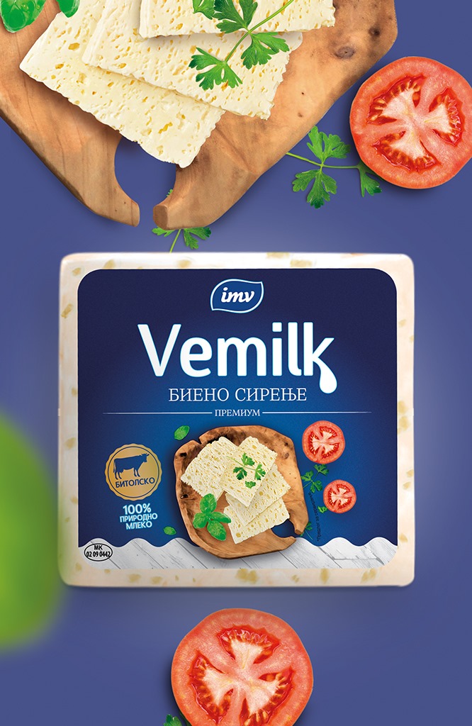 ВЕМИЛК БИЕНО КРАВЈО СИРЕЊЕ 800ГР